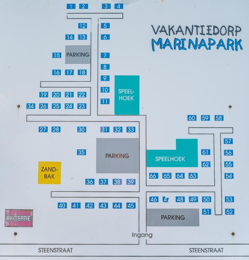 Westende Marinapark Bungalow Blue Middelkerke Buitenkant foto